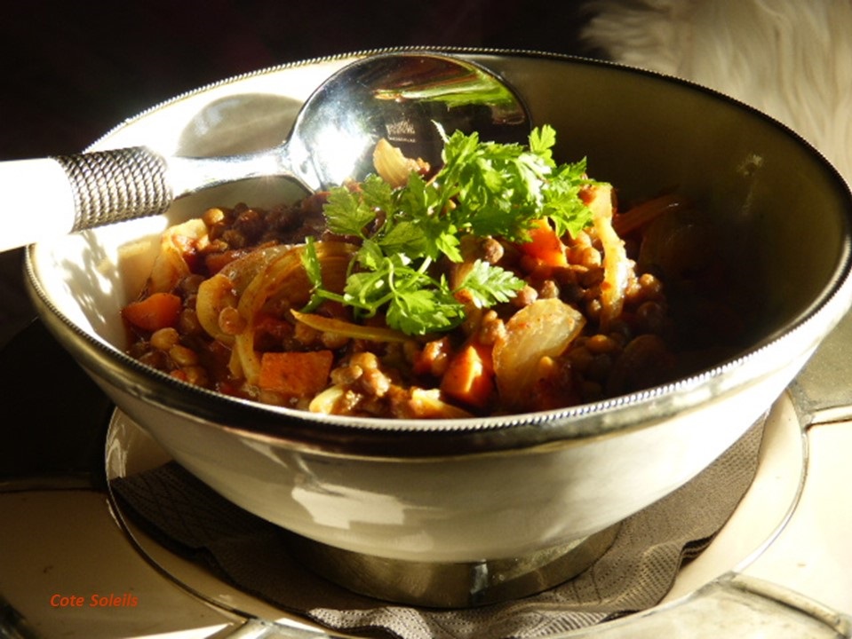 Lentilles à la marocaine